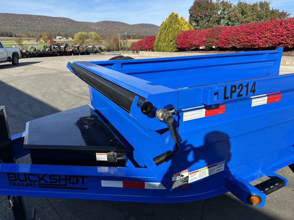 New Buckshot Trailers 14' Low-Pro Dump - 24" Sides (LP214)