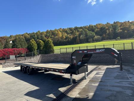 New Buckshot 32' Bolt-HD Gooseneck w/ Hydraulic Dovetail