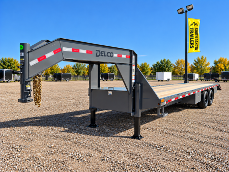 New 2027 Delco Trailers 40' HYD GN 2x16K's Deckover Trailer