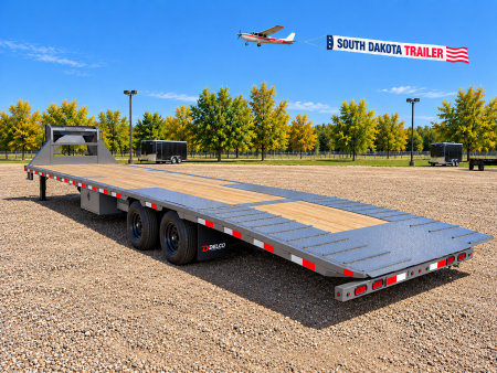 New 2027 Delco Trailers 40' HYD GN 2x16K's Deckover Trailer