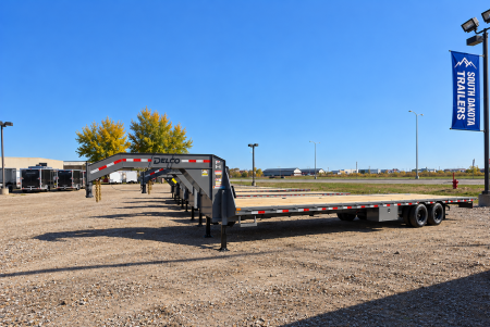 New 2027 Delco Trailers 40' HYD GN 2x16K's Deckover Trailer