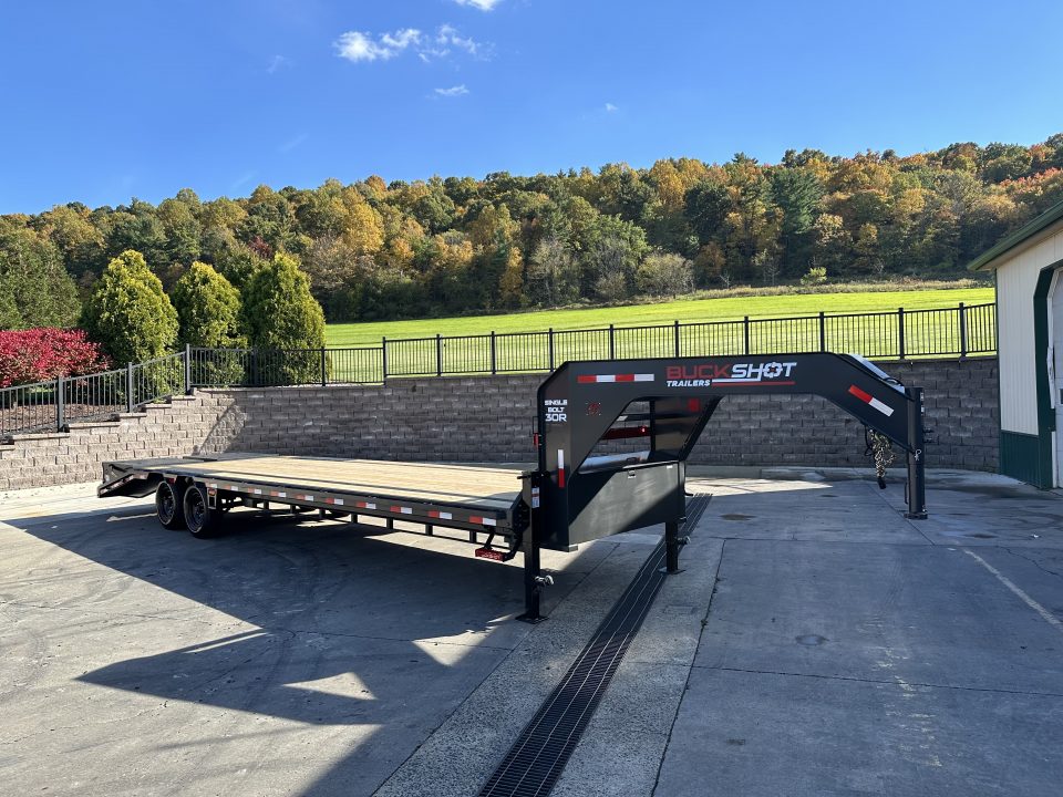 New 2027 Buckshot 30' Low-Pro Gooseneck w/Max Ramps