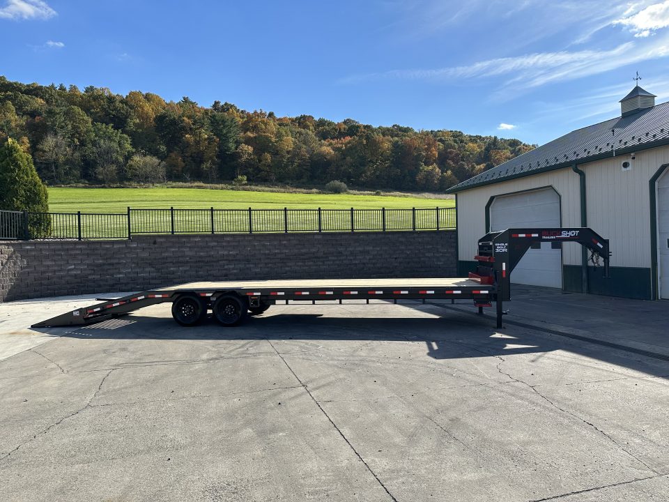 New 2027 Buckshot 30' Low-Pro Gooseneck w/Max Ramps