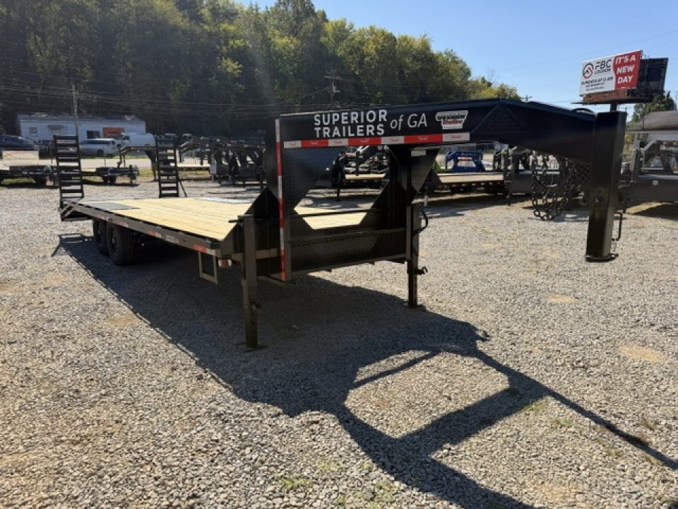 New Superior Trailer 8.5x20+4 Deckover Gooseneck 19,200 GVWR