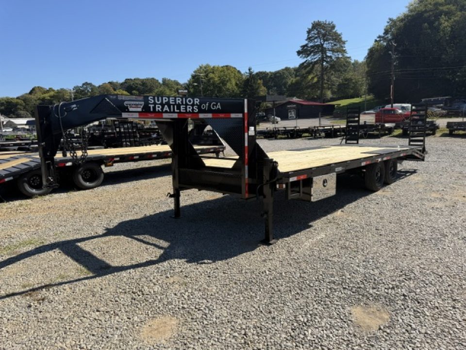 New Superior Trailer 8.5x20+4 Deckover Gooseneck 19,200 GVWR