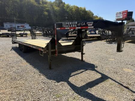 New Superior Trailer 8.5x20+4 Deckover Gooseneck 19,200 GVWR