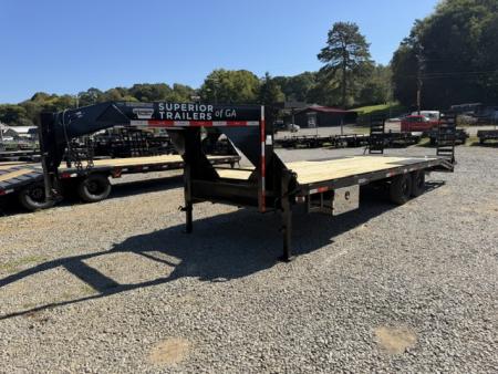New Superior Trailer 8.5x20+4 Deckover Gooseneck 19,200 GVWR