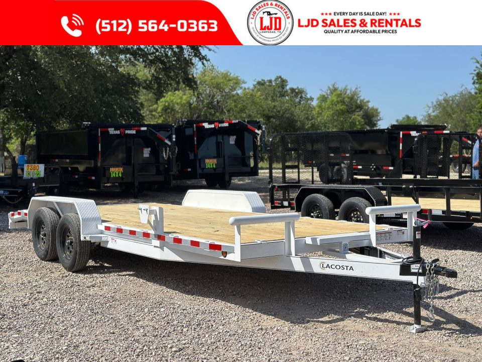 New 2027 Lacosta - 83  x 20' - Car Hauler Trailer - 7K GVWR