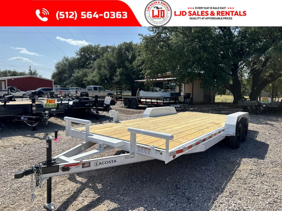 New 2027 Lacosta - 83" x 20' - Car Hauler Trailer - 7K GVWR