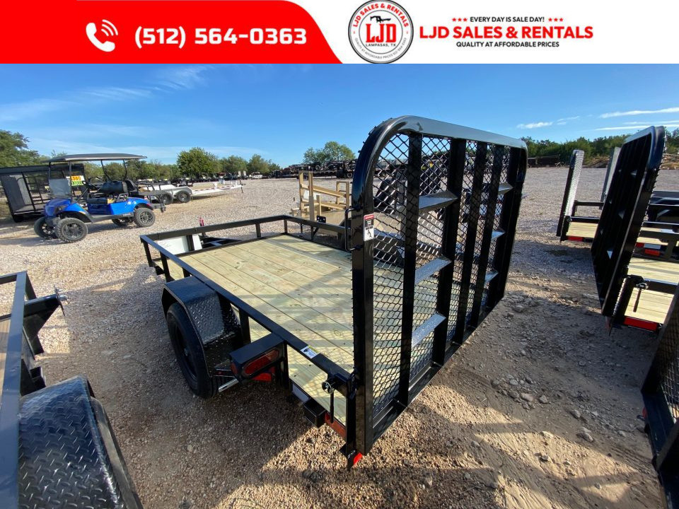 New 2027 Lacosta - 6 x 10'- 4' Gate - Angle top - Utility Trailer