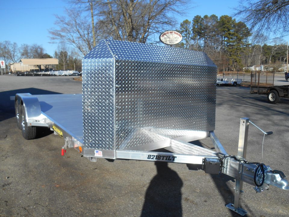 New 2027 Aluma 82x18 Car Hauler, Full-Bed Tilt 8218