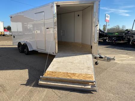 New 2027 Lightning Trailers 7x23 Aluminum 3-Place 7k w/Radar Pkg Snowmobile Trailer