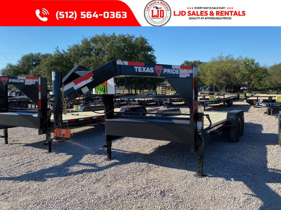 New 2027 Texas Pride - 7' X 21'- Gooseneck Tilt Deck Tilt Trailer