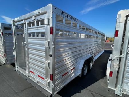 New 2027 Featherlite Trailers 8127 7.5x28 Stock trailer
