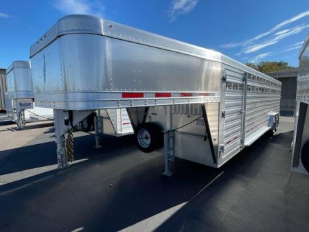 New 2027 Featherlite Trailers 8127 7.5x28 Stock trailer