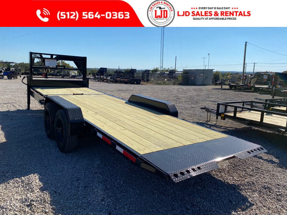 New 2027 Texas Pride - 7' X 23' - 20K GVWR - Tilt Trailer