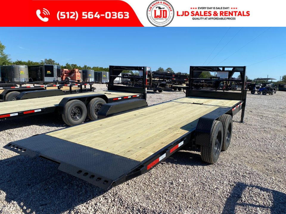 New 2027 Texas Pride - 7' X 23' - 20K GVWR - Tilt Trailer