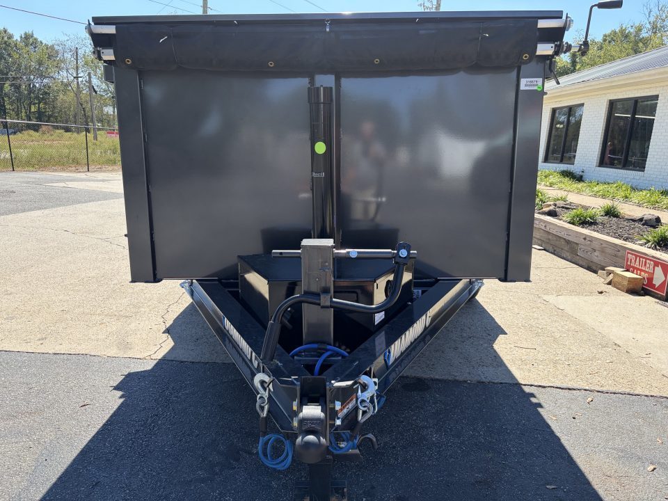 New 2027 Diamond C 77x12' Dump, 44" Sides, 2-6K Axles MDT206 Black