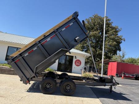 New 2027 Diamond C 77x12' Dump, 44" Sides, 2-6K Axles MDT206 Black