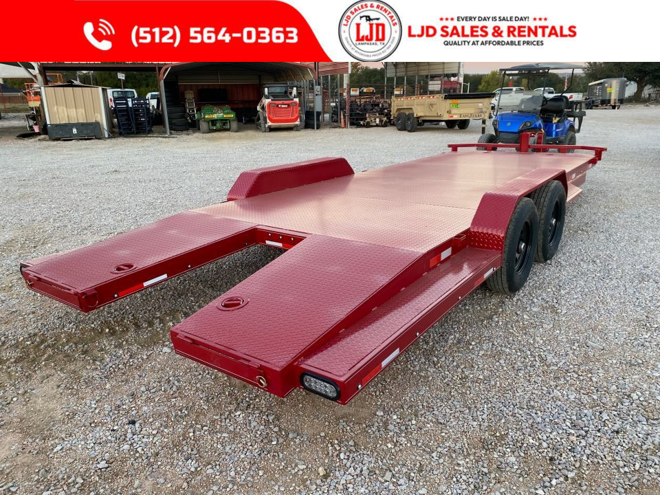 New 2026 Lion - 83 x 22 Car Hauler - 12K GVWR - Split Dovetail