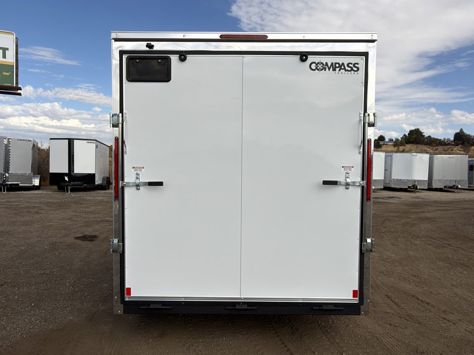 New 2027 Compass 7x14 V-Nose Cargo Trailer