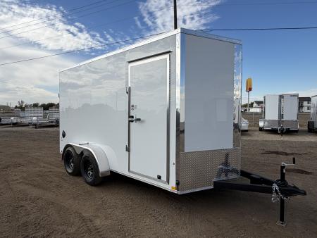 New 2027 Compass 7x14 V-Nose Cargo Trailer