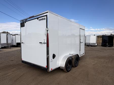 New 2027 Compass 7x14 V-Nose Cargo Trailer