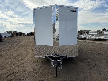 New 2027 Compass 7x14 V-Nose Cargo Trailer