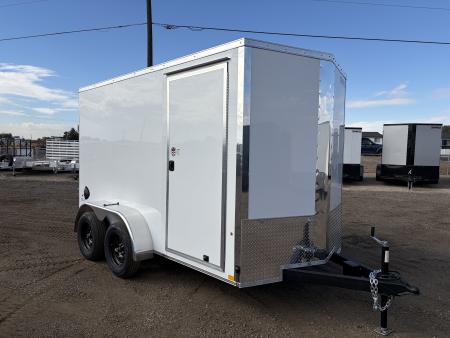 New 2027 Compass 6x12 V-Nose 7k Cargo Trailer