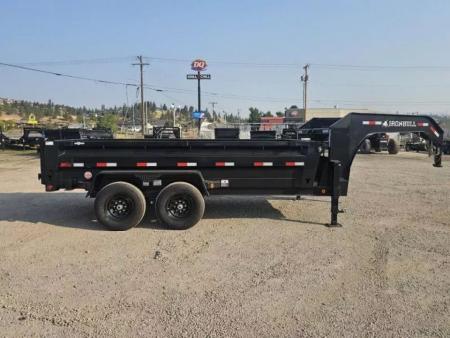 New 2027 Iron Bull 7'x14' 15k Gooseneck Dump Trailer
