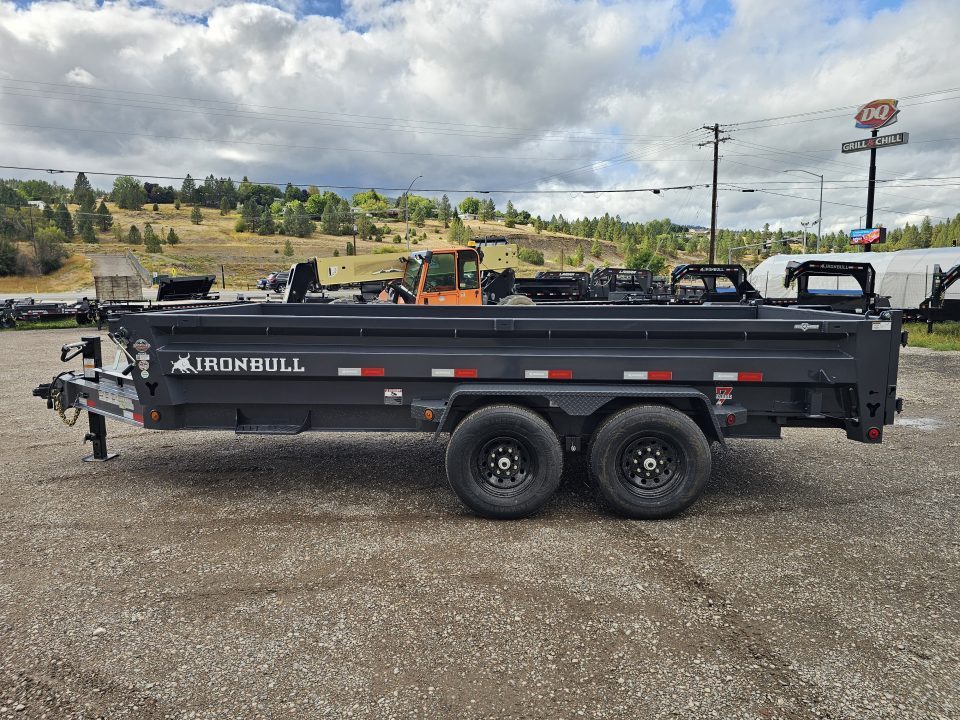 New 2027 Iron Bull 7x16 15k Low-Pro Dump Trailer