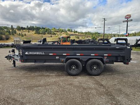 New 2027 Iron Bull 7x16 15k Low-Pro Dump Trailer