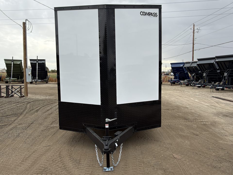 New 2027 Compass 7x16 V-Nose Cargo Trailer