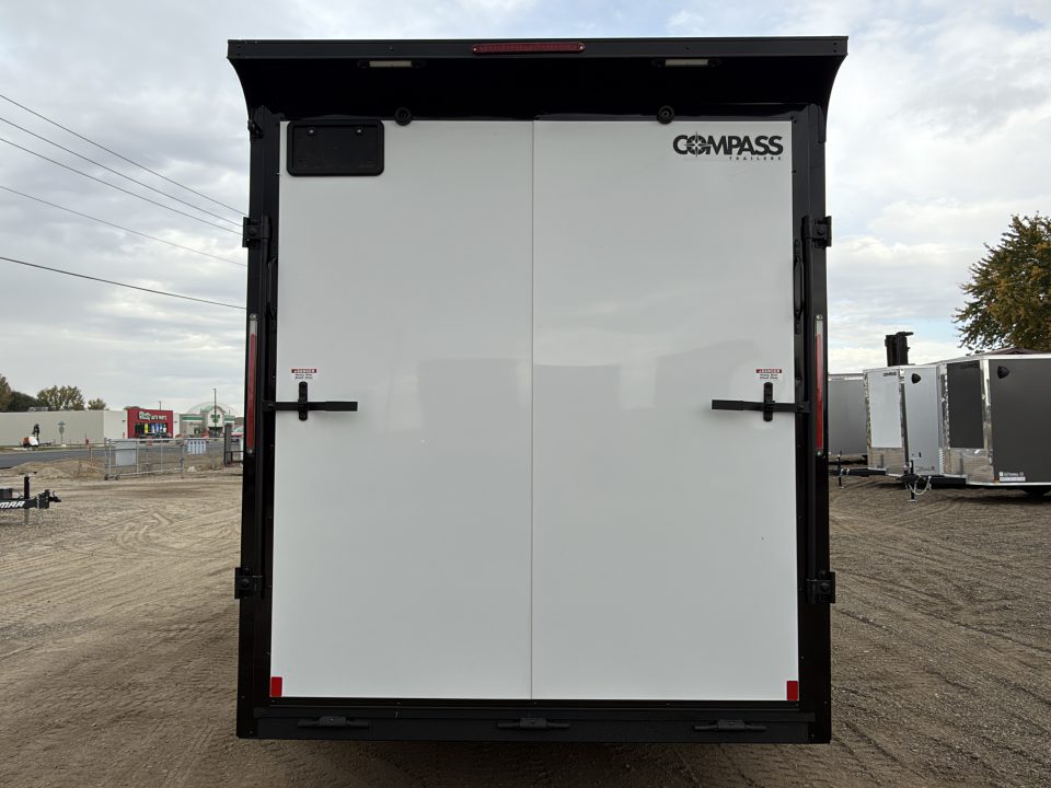 New 2027 Compass 7x16 V-Nose Cargo Trailer