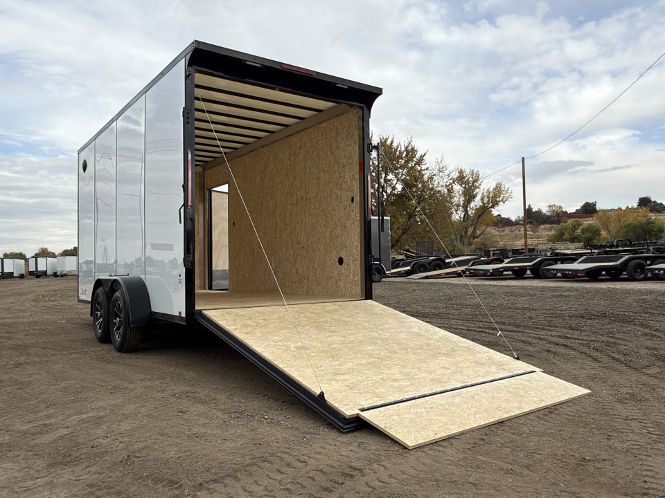 New 2027 Compass 7x16 V-Nose Cargo Trailer