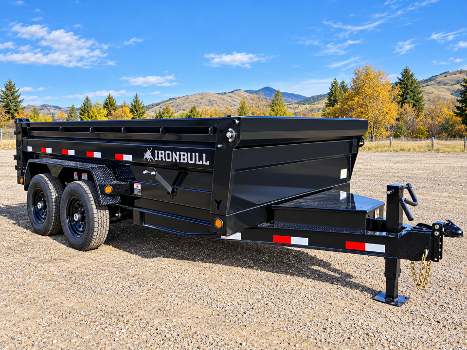New 2027 Iron Bull 7x14 15k Dump Trailer