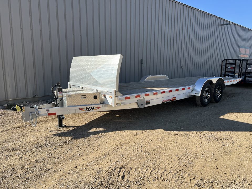 New 2027 H&H Trailers 24' Aluminum Speed Loader Tilt Trailer