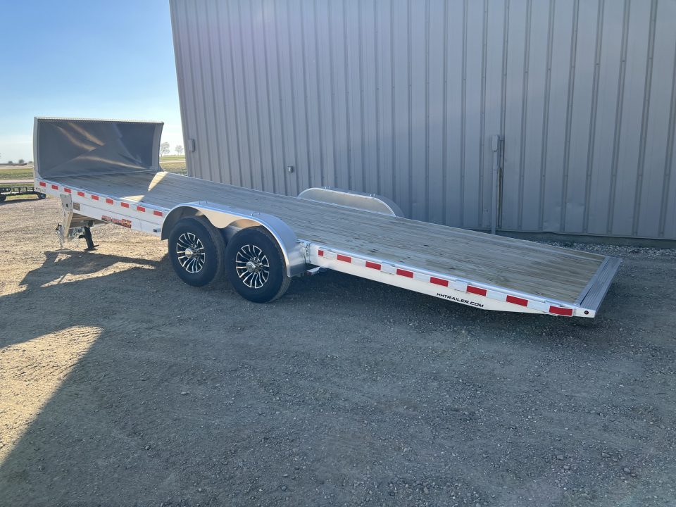 New 2027 H&H Trailers 24' Aluminum Speed Loader Tilt Trailer