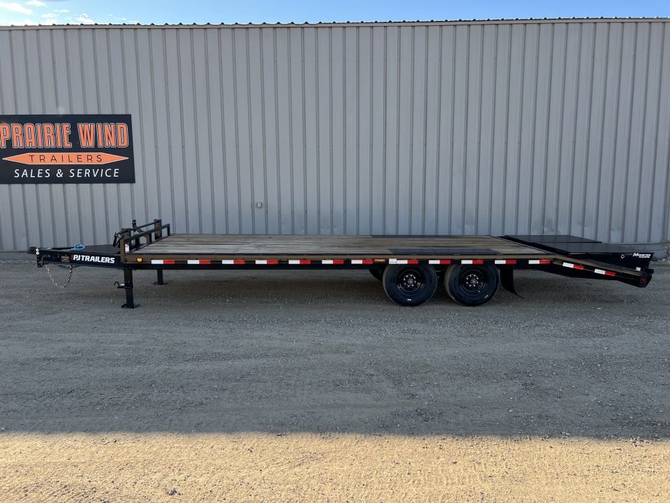 New 2027 PJ Trailers 24 Deckover F8 8K Axles Equipment Trailer