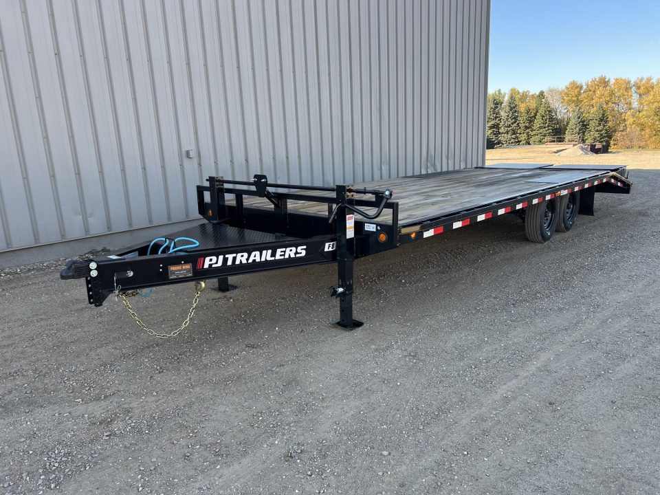 New 2027 PJ Trailers 24 Deckover F8 8K Axles Equipment Trailer
