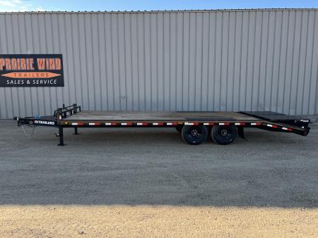 New 2027 PJ Trailers 24 Deckover F8 8K Axles Equipment Trailer