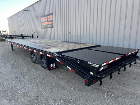 New 2027 PJ Trailers 24 Deckover F8 8K Axles Equipment Trailer