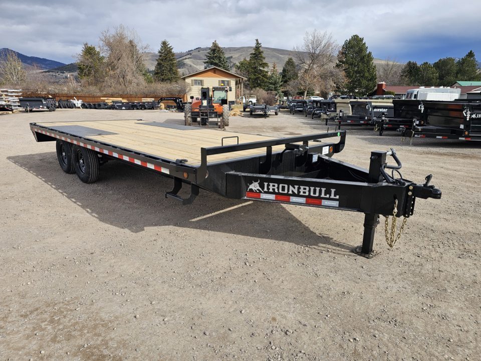 New 2027 Iron Bull 22' 14k Deckover Equipment Trailer