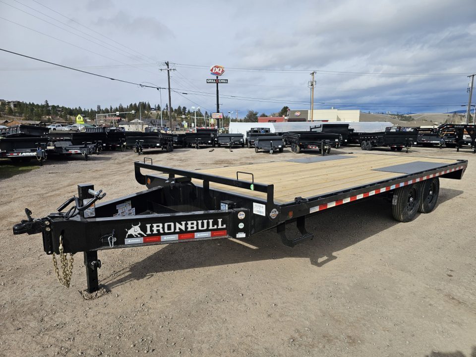 New 2027 Iron Bull 22' 14k Deckover Equipment Trailer