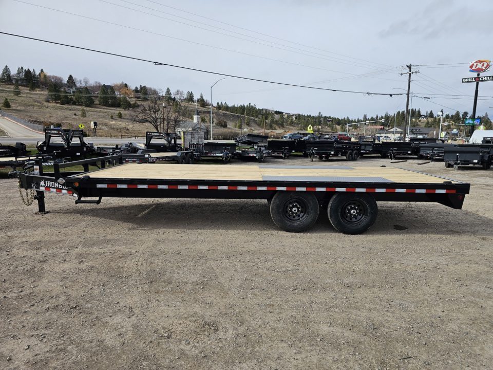 New 2027 Iron Bull 22' 14k Deckover Equipment Trailer