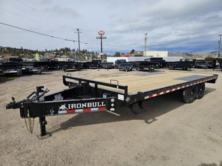 New 2027 Iron Bull 22' 14k Deckover Equipment Trailer