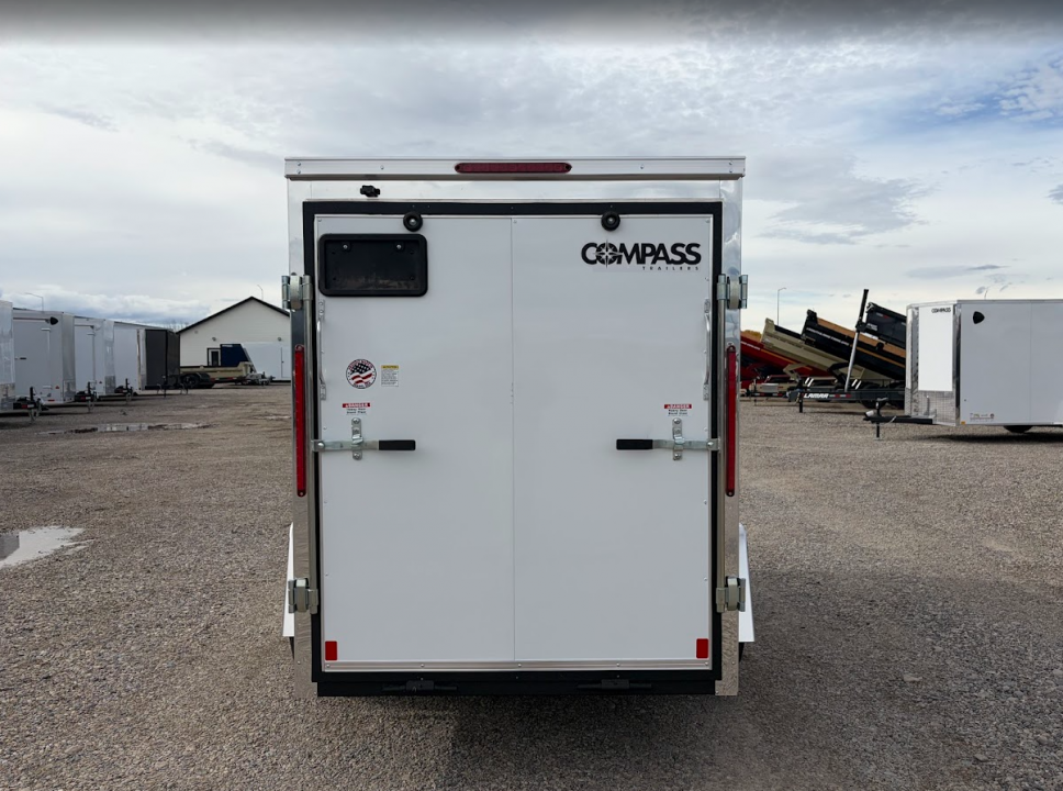 New 2027 Compass 5X10 3K V-Nose Cargo Trailer