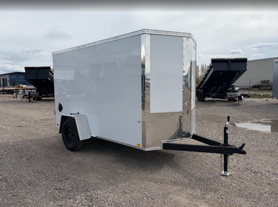 New 2027 Compass 5X10 3K V-Nose Cargo Trailer