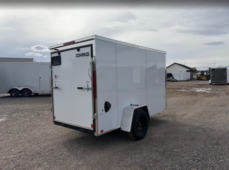 New 2027 Compass 5X10 3K V-Nose Cargo Trailer