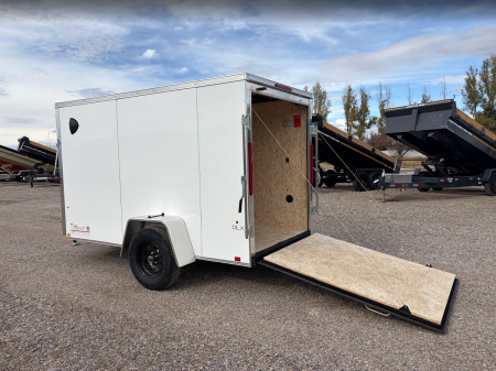 New 2027 Compass 5X10 3K V-Nose Cargo Trailer